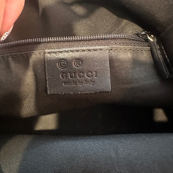 Gucci guccissima Large black leather hobo shoulder bag. Guaranteed authentic! - Picture 8 of 11